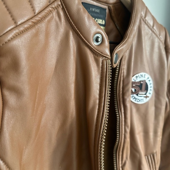 Women’s Vintage Monte Carlo Genuine Leather Jacket - Picture 7 of 8